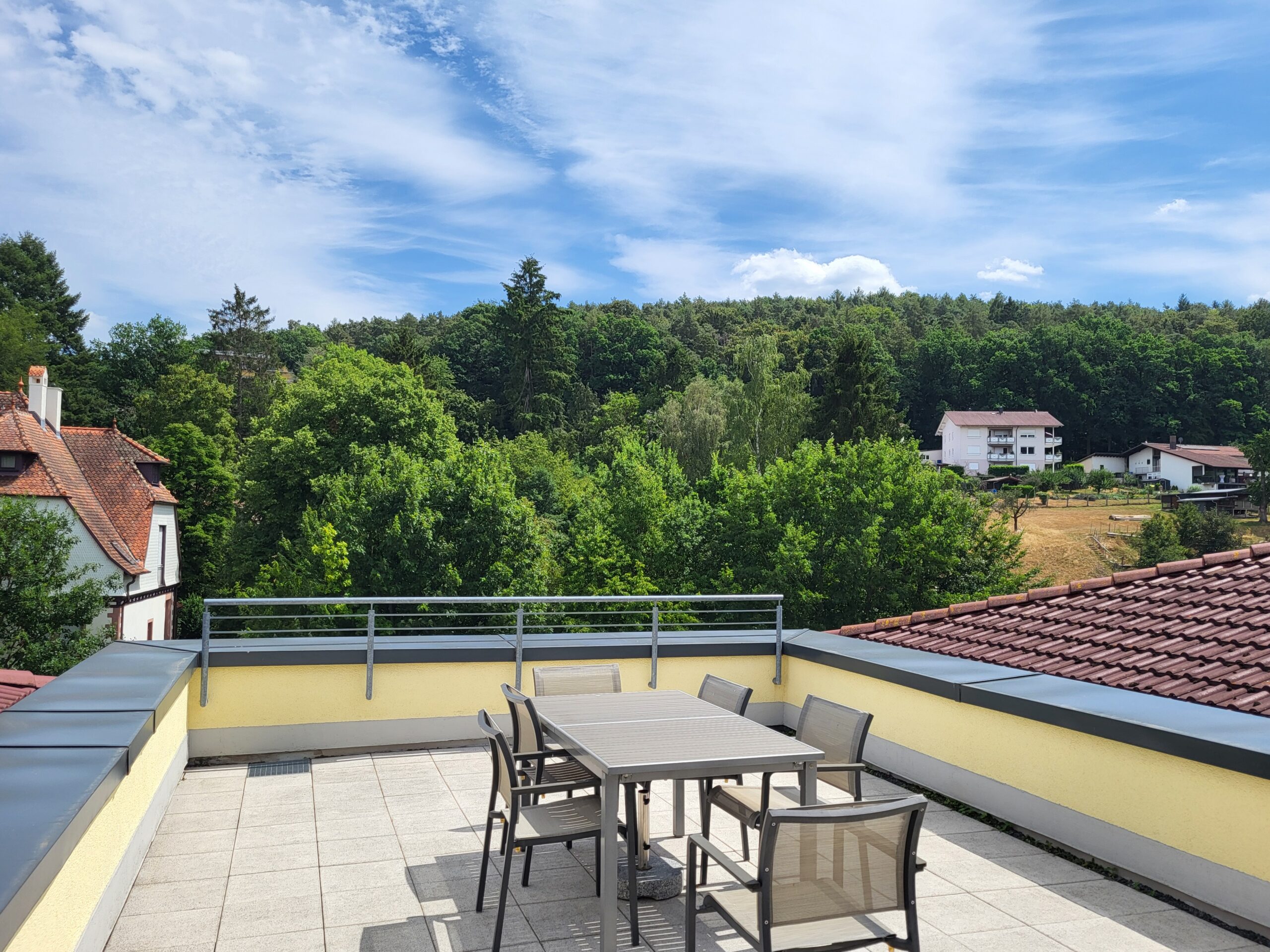 Dachterrasse Gelbes Haus